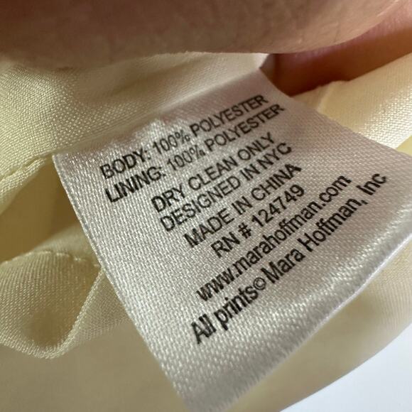 Mara Hoffman Pleat front shift dress women’s size 4 - Picture 4 of 7